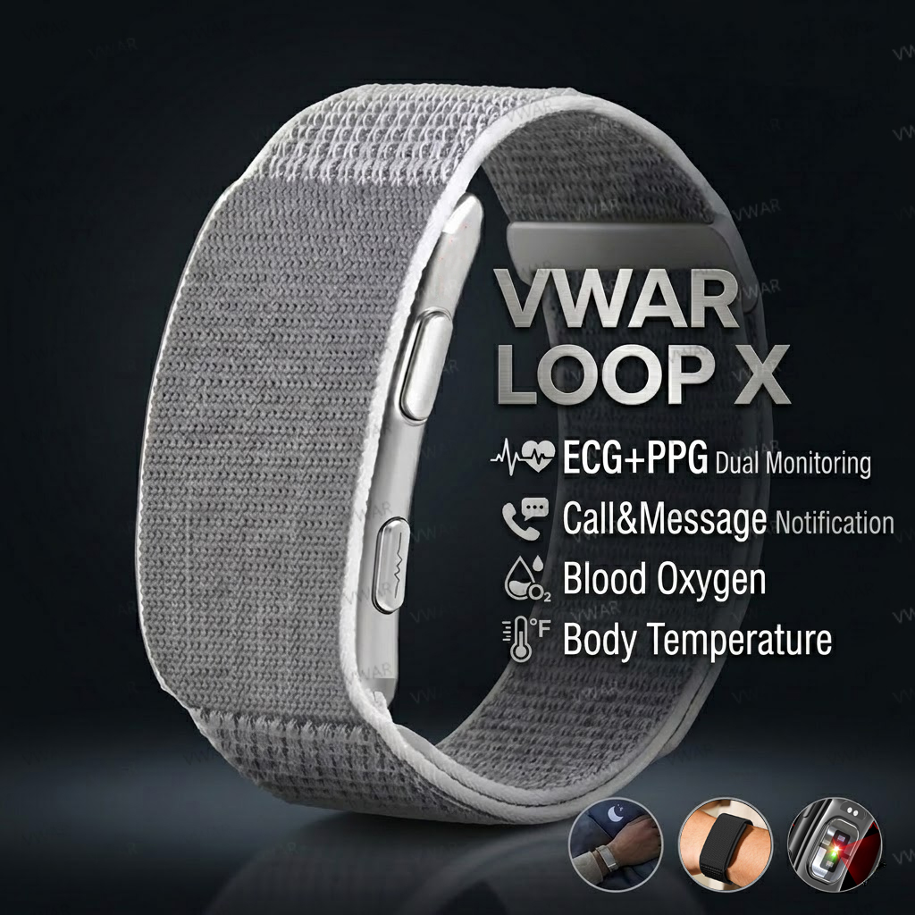Smartwatch X - VWAR Loop X ECG Smart Bracelet