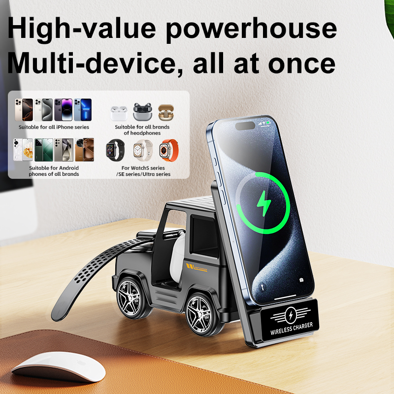 Smartwatch X - Multifunctional Wireless Charger 3-in-1 for iPhone16-11