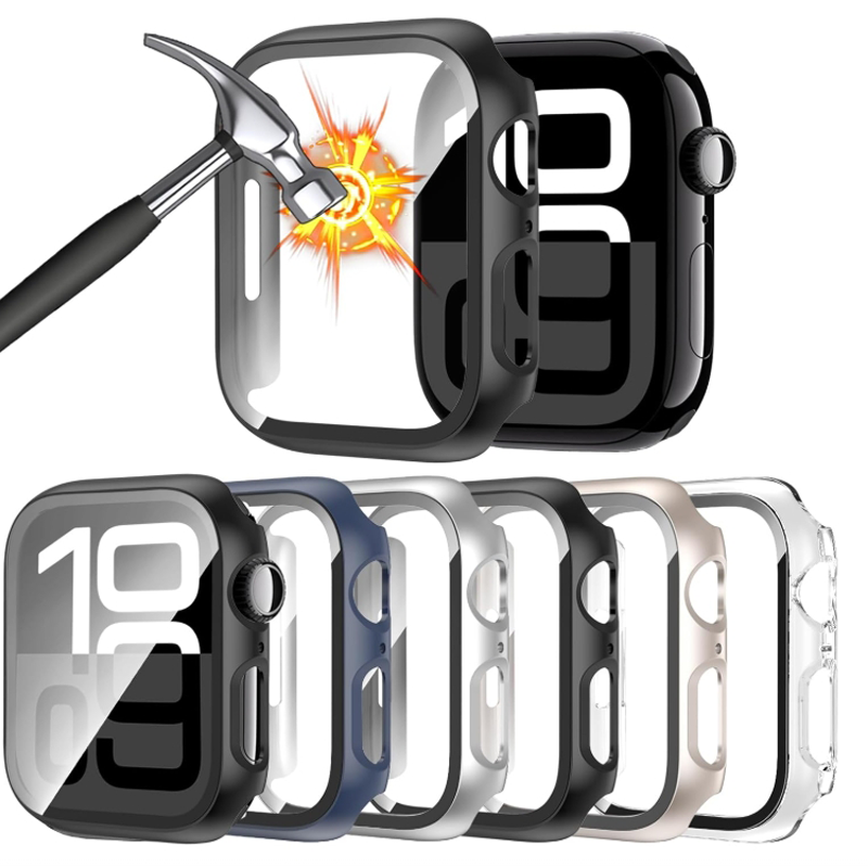 Tempered Glass+Case For Apple  - Smartwatch Band Accessories recension och pris