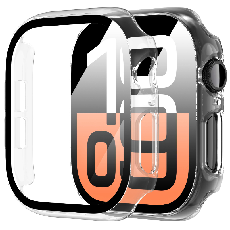Tempered Glass+Case For Apple  - Smartwatch Band Accessories recension och pris