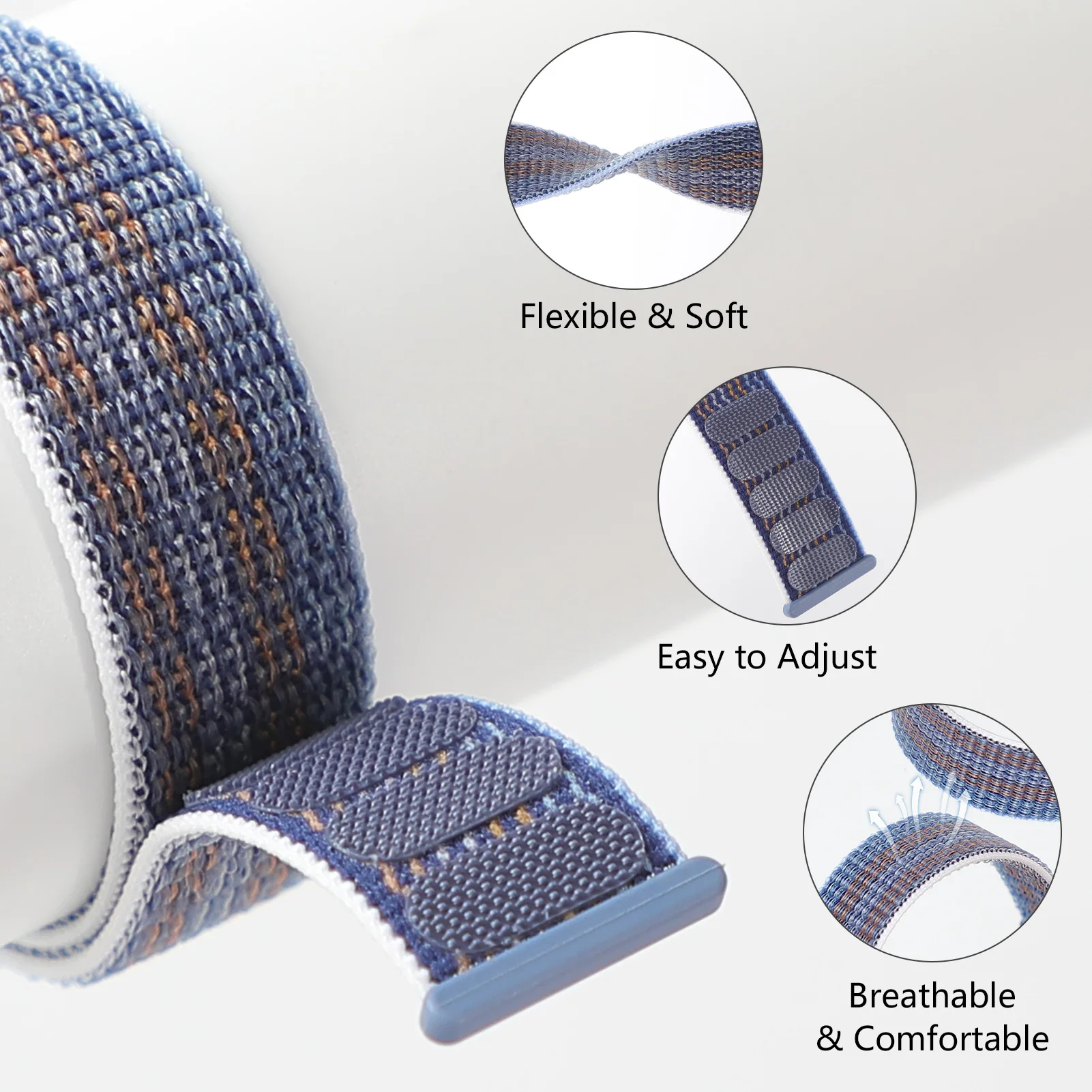 20mm 22mm Sport Nylon Loop Str - Smartwatch X2 recension och pris