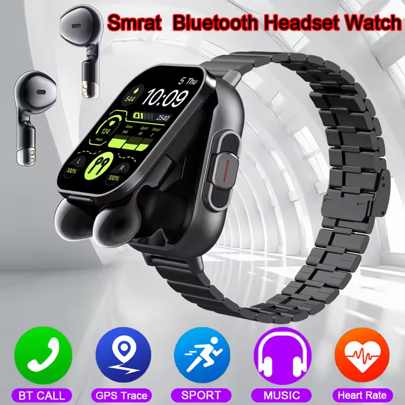 NFC Smart Watch TWS 2-in-1 Hea - Smartwatch Headset recension och pris