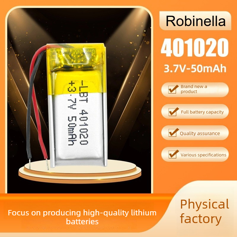 401020 3.7V 55mAh Lithium Poly - Smartwatch Headset recension och pris