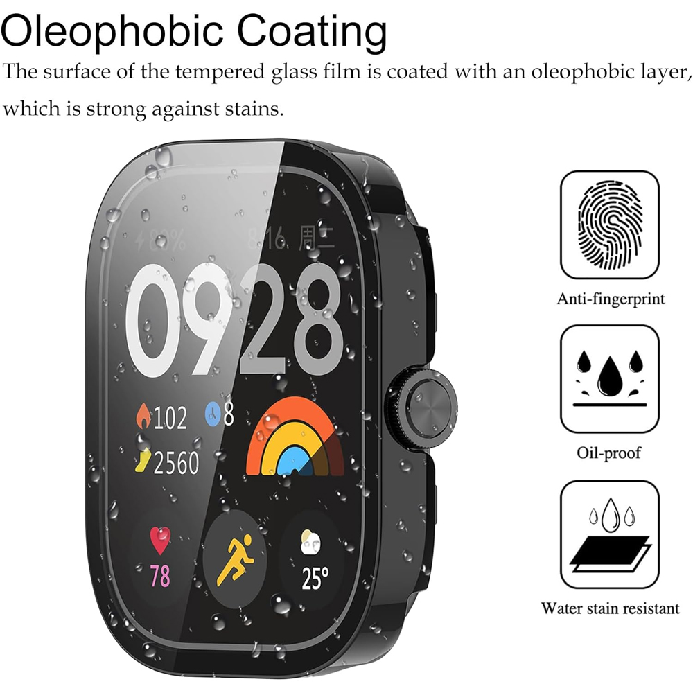Tempered Glass+Case For Xiaomi - Smartwatch Watch Accessories For Women recension och pris