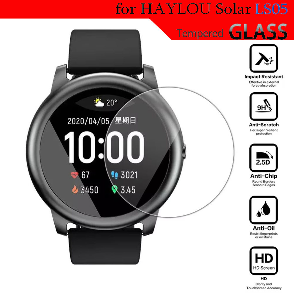 Tempered Glass For HayLou Sola - Smart Watch Accessories recension och pris