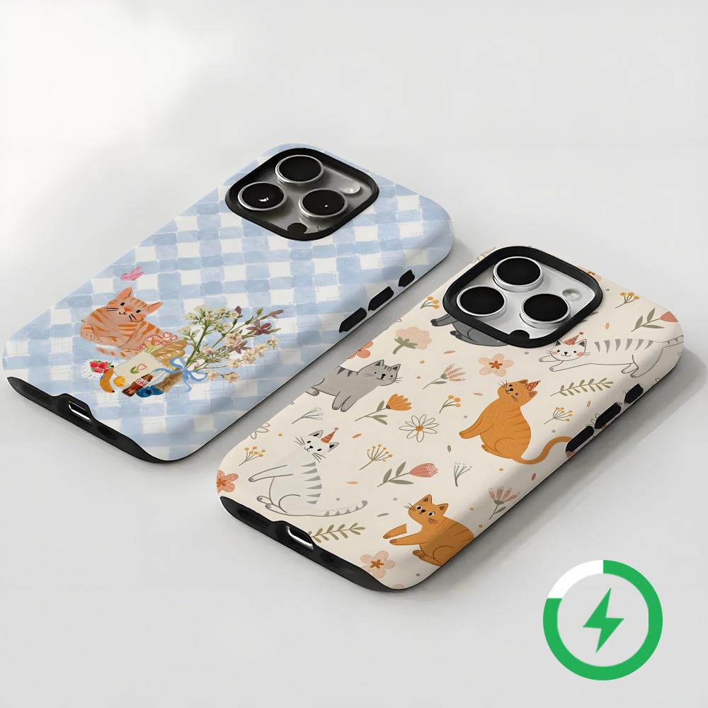 Cute cats and dogs  Phone Case - Apple Iphone 15 recension och pris