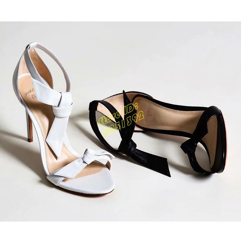 Leather Knot Stiletto High Hee - Leather Classic Strap recension och pris