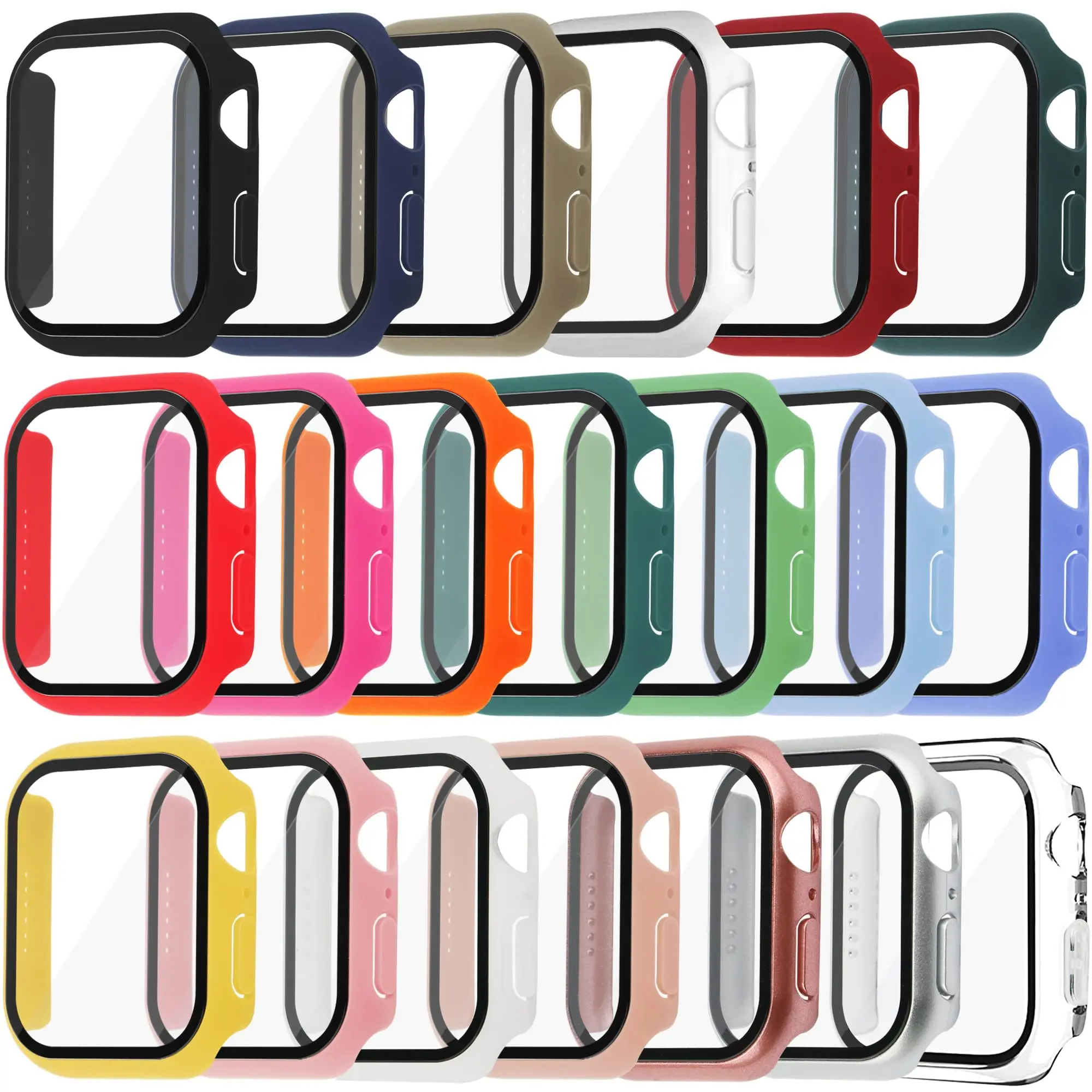 Tempered Glass+Cover For Apple - Smartwatch Band Accessories recension och pris