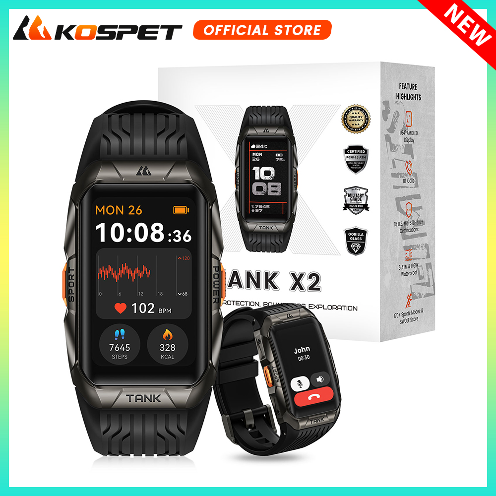KOSPET TANK X2 Smart Watch For - Smartwatch X2 recension och pris
