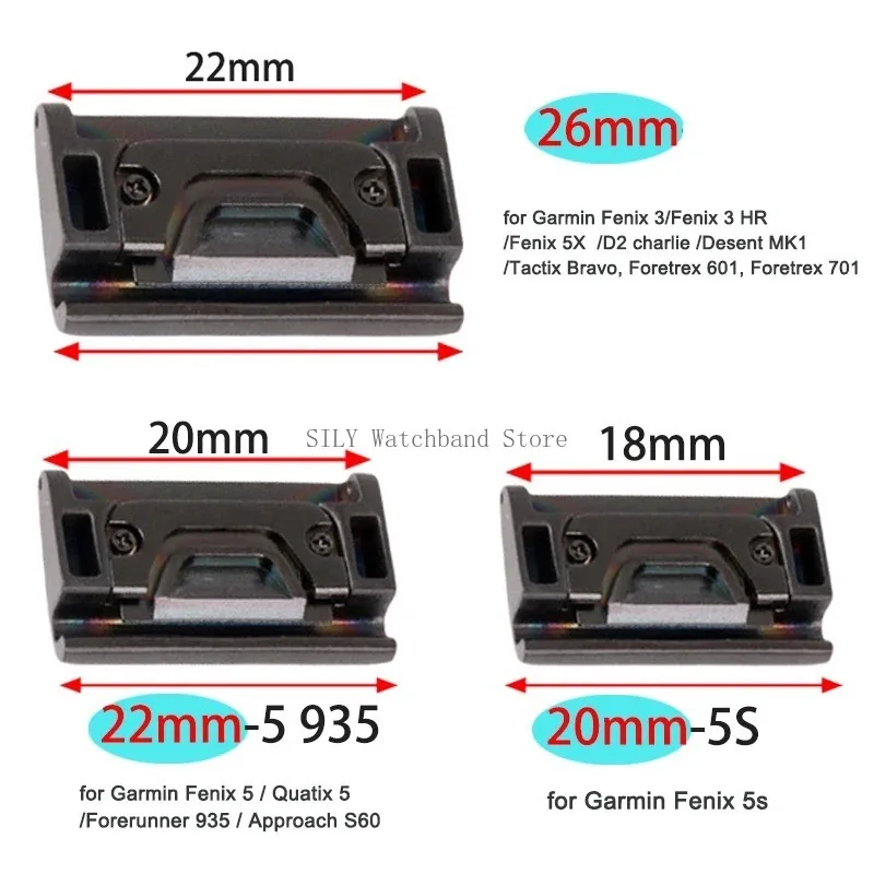 2PCS  Quick-Fit Metal Bands Co - Watch Band Connector recension och pris