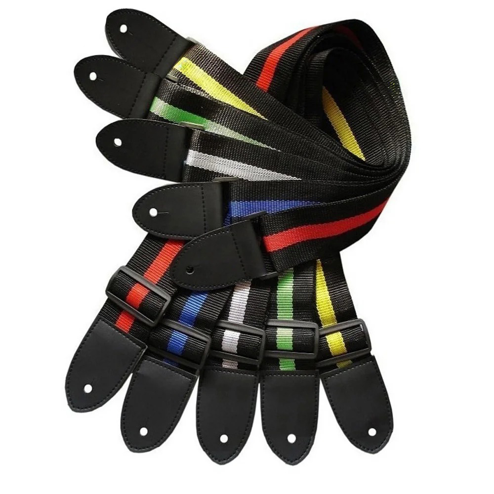 Guitar Strap Colourful Stripe  - Leather Classic Strap recension och pris