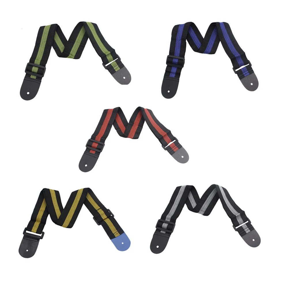 Guitar Strap Colourful Stripe  - Leather Classic Strap recension och pris