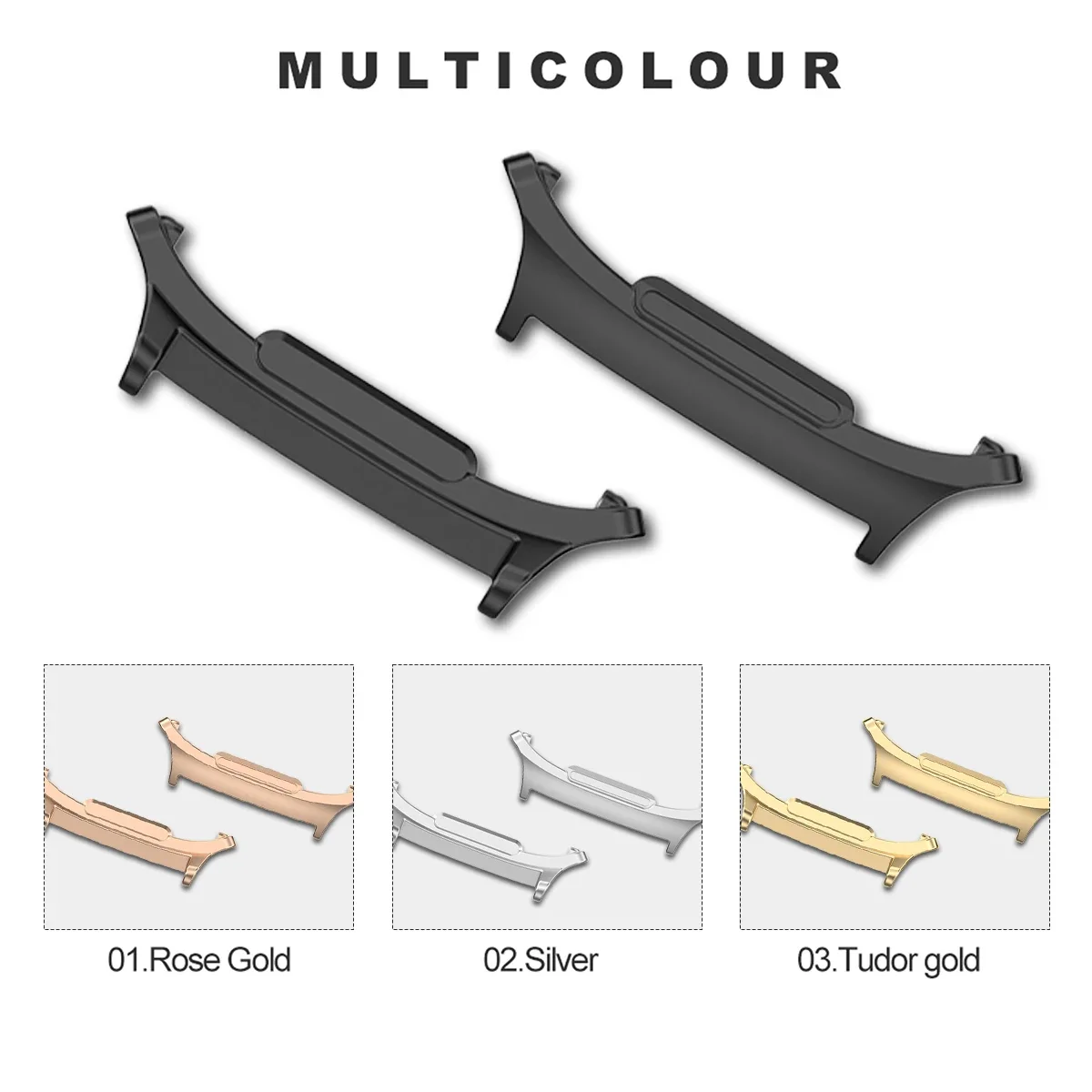2pcs Metal Adapter Watch Band  - Watch Band Connector recension och pris