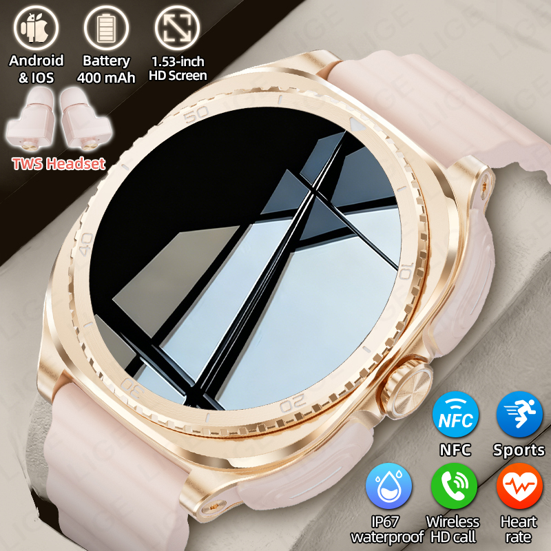 LIGE 2 In 1 TWS Headset Smart  - Smartwatch Headset recension och pris