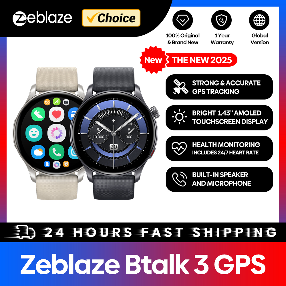 New Zeblaze Btalk 3 GPS Smartw - Smartwatch X recension och pris