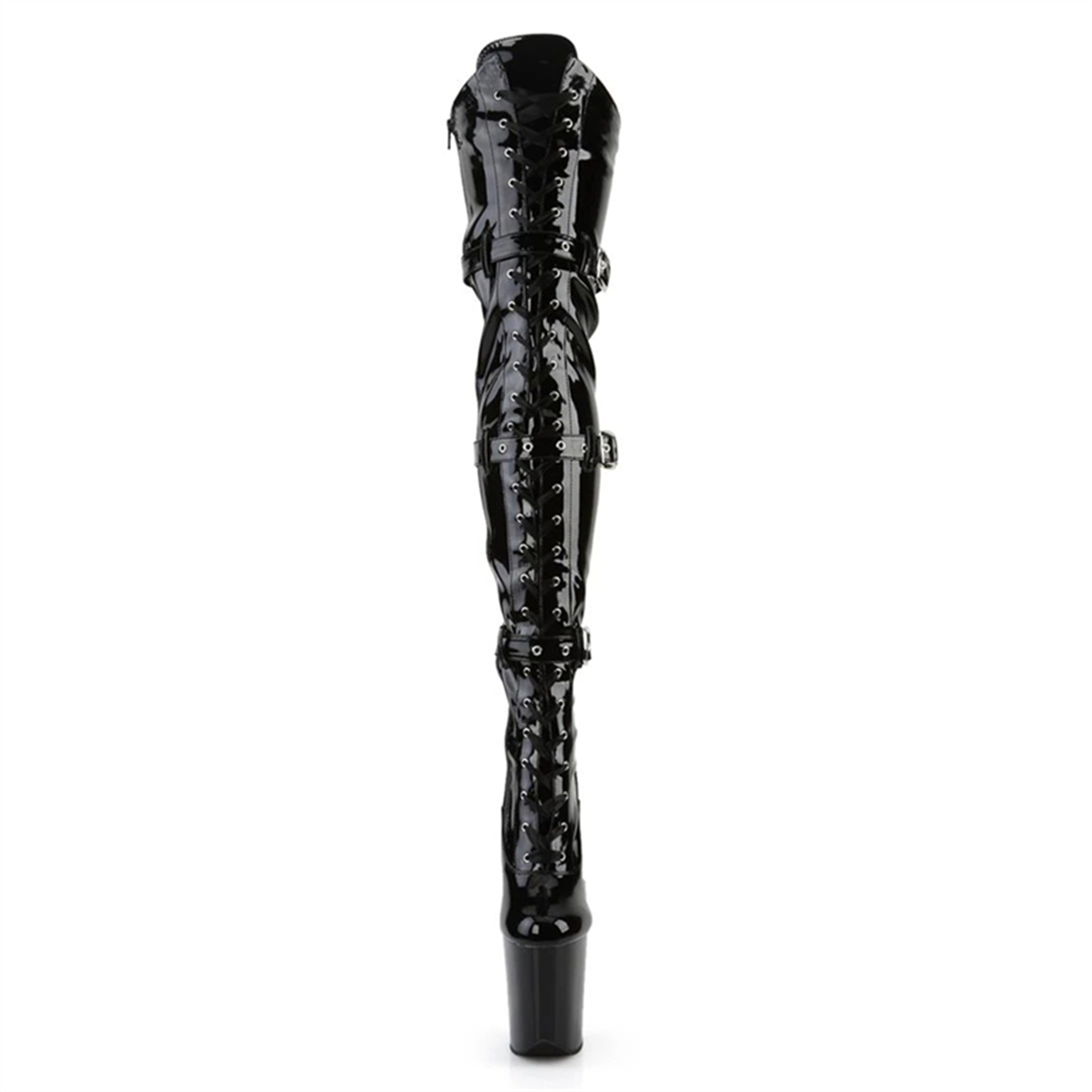 20CM Extreme High Knee Boots f - Leather Classic Strap recension och pris
