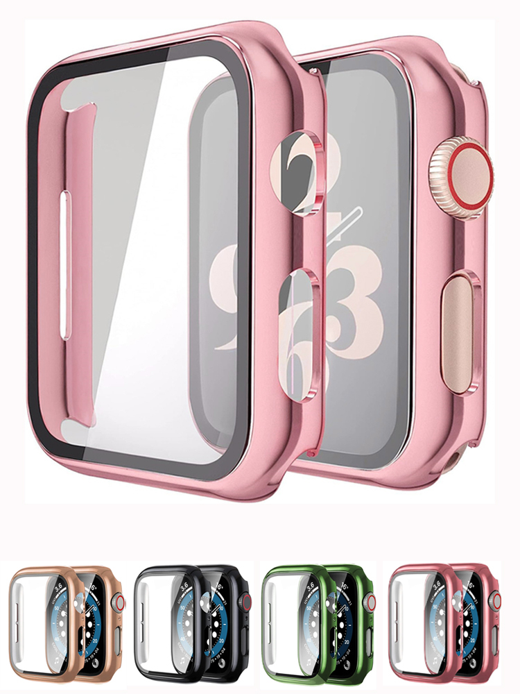 Glass+case For Apple Watch ban - Smartwatch Watch Accessories For Women recension och pris