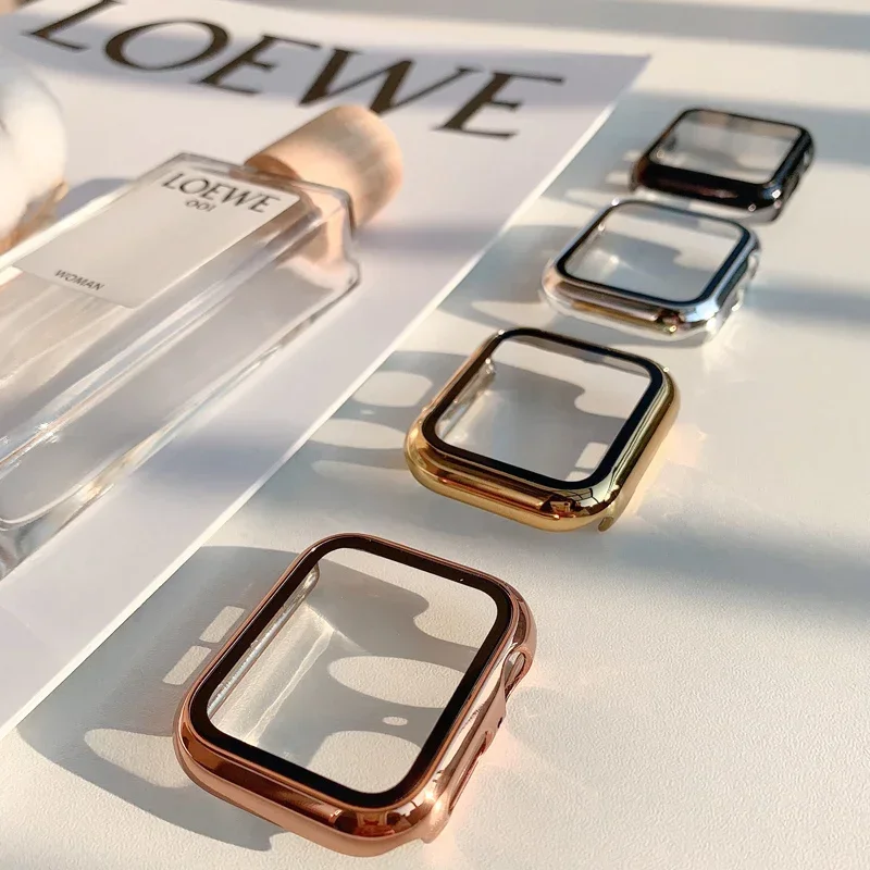 Glass+case For Apple Watch ban - Smartwatch Watch Accessories For Women recension och pris
