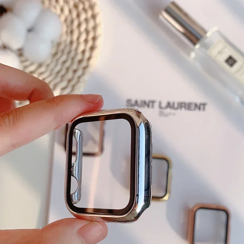 Glass+case For Apple Watch ban - Smartwatch Watch Accessories For Women recension och pris