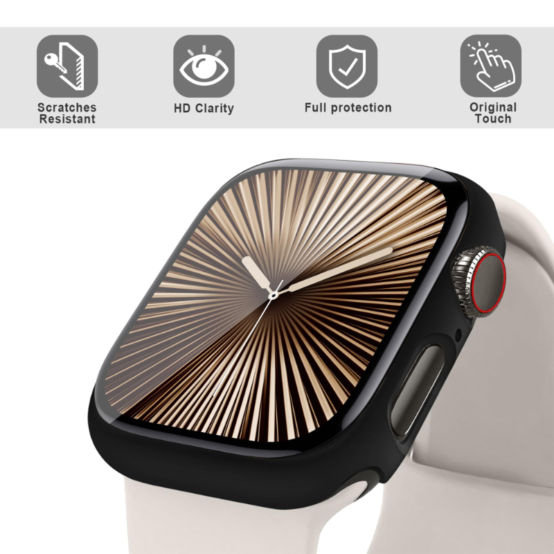 2PCS Tempered Glass+Case For A - Smartwatch Band Accessories recension och pris
