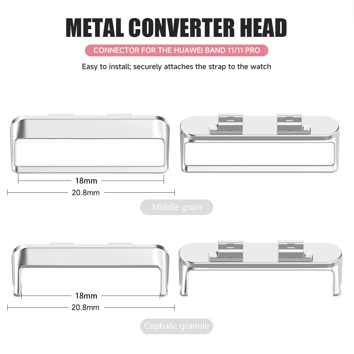 Stainless Steel Metal Accessor - Watch Band Connector recension och pris