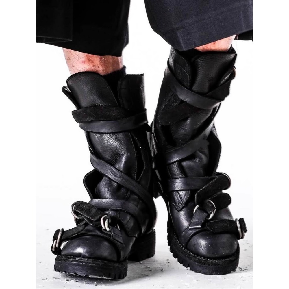 Men's Leather Motorcycle Boots - Leather Classic Strap recension och pris