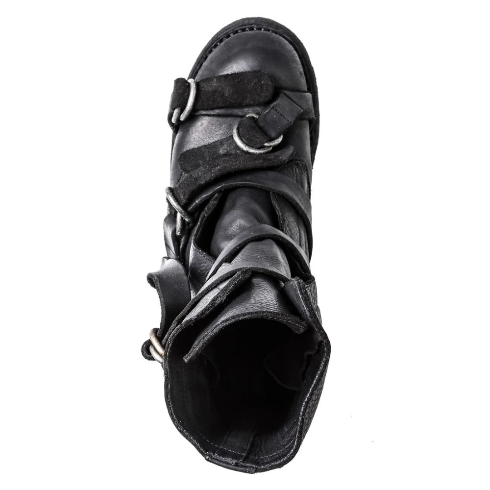 Men's Leather Motorcycle Boots - Leather Classic Strap recension och pris
