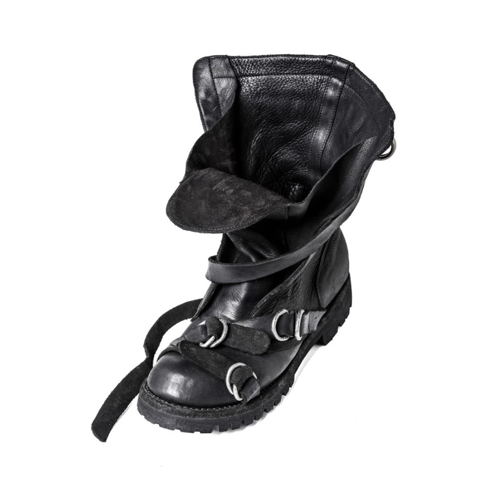 Men's Leather Motorcycle Boots - Leather Classic Strap recension och pris